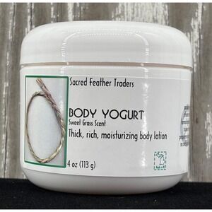 Sweet Grass Body Yogurt - 4 oz jar - Sacred Feather Traders